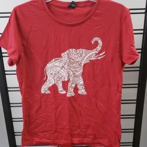 Ladies Elephant Tee Shirt